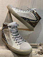 Charger l&#39;image dans la galerie, Baskets hautes NILA Blanc- Leopard
