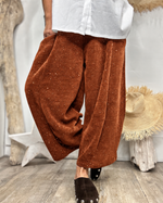 Charger l'image dans la galerie, Pantalon velours cotelé EMILIO Rouille
