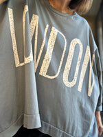 Charger l'image dans la galerie, Tee shirt LONDON Gris bleu
