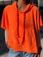 Charger l'image dans la galerie, Sweat SPATULA Banditas Orange coton gratté coupe large (Copie)
