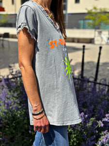 Tee shirt ST-TROPEZ Gris