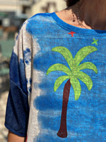 Charger l&#39;image dans la galerie, Tee shirt PALMIE Bleu marine
