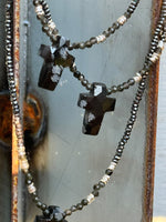 Charger l'image dans la galerie, Collier SILVER Noir
