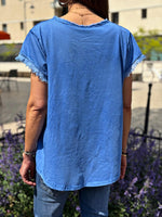 Charger l&#39;image dans la galerie, Tee shirt ST-TROPEZ Bleu
