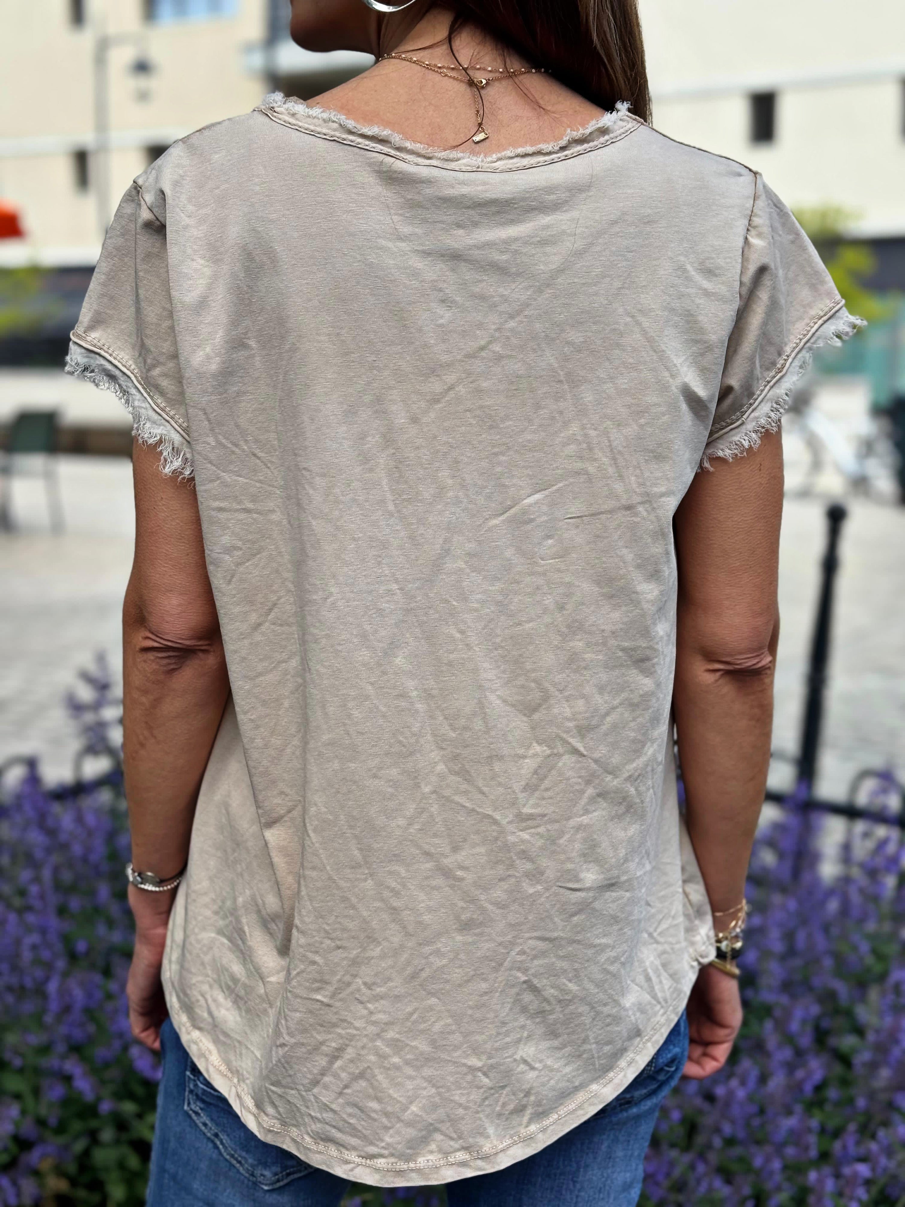 Tee shirt ST-TROPEZ Camel clair