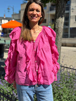 Charger l&#39;image dans la galerie, Chemise NINA Fuchsia
