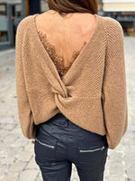 Charger l&#39;image dans la galerie, Pull LOU Camel
