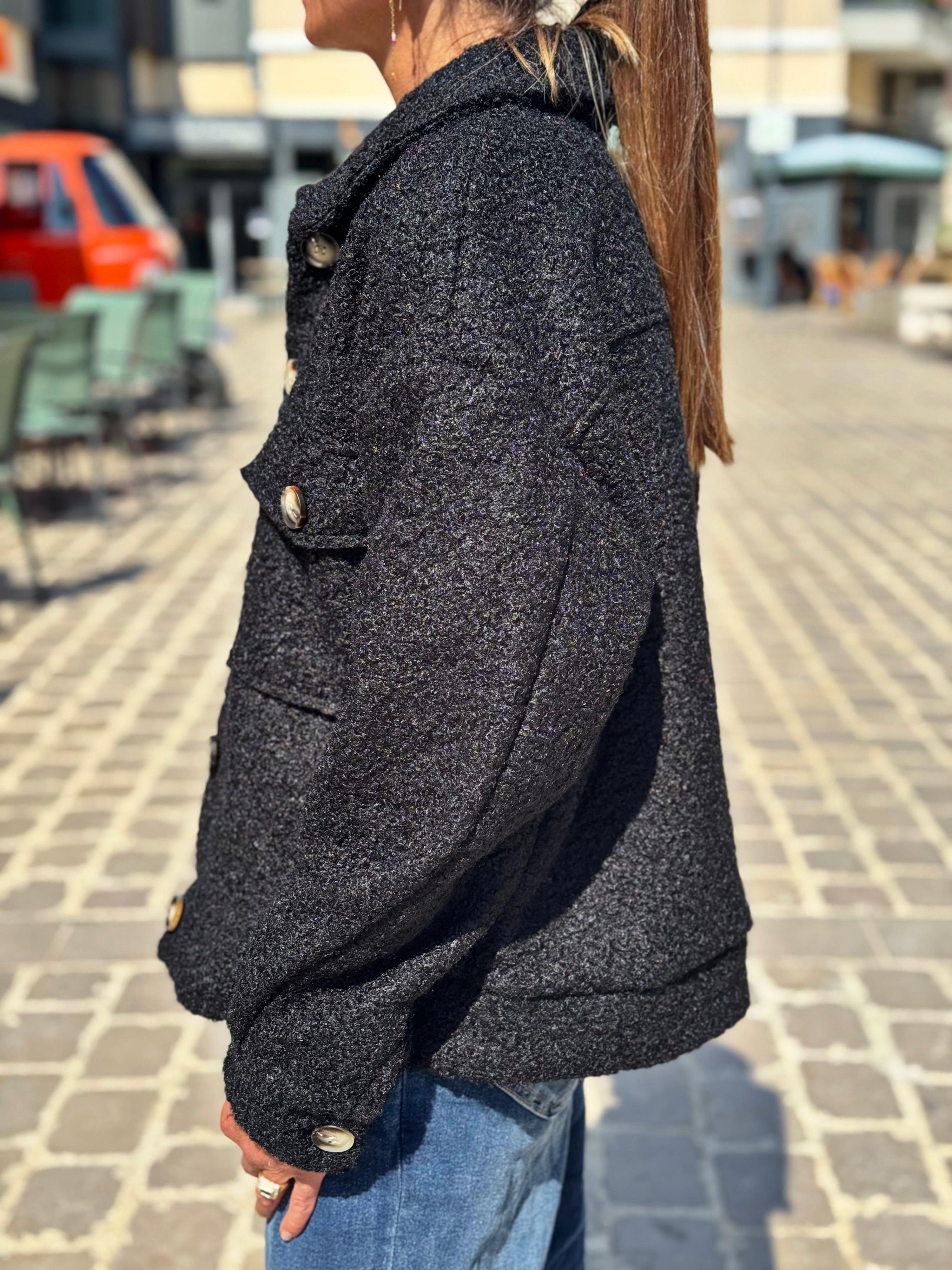 Blouson bouclette GAB Noir