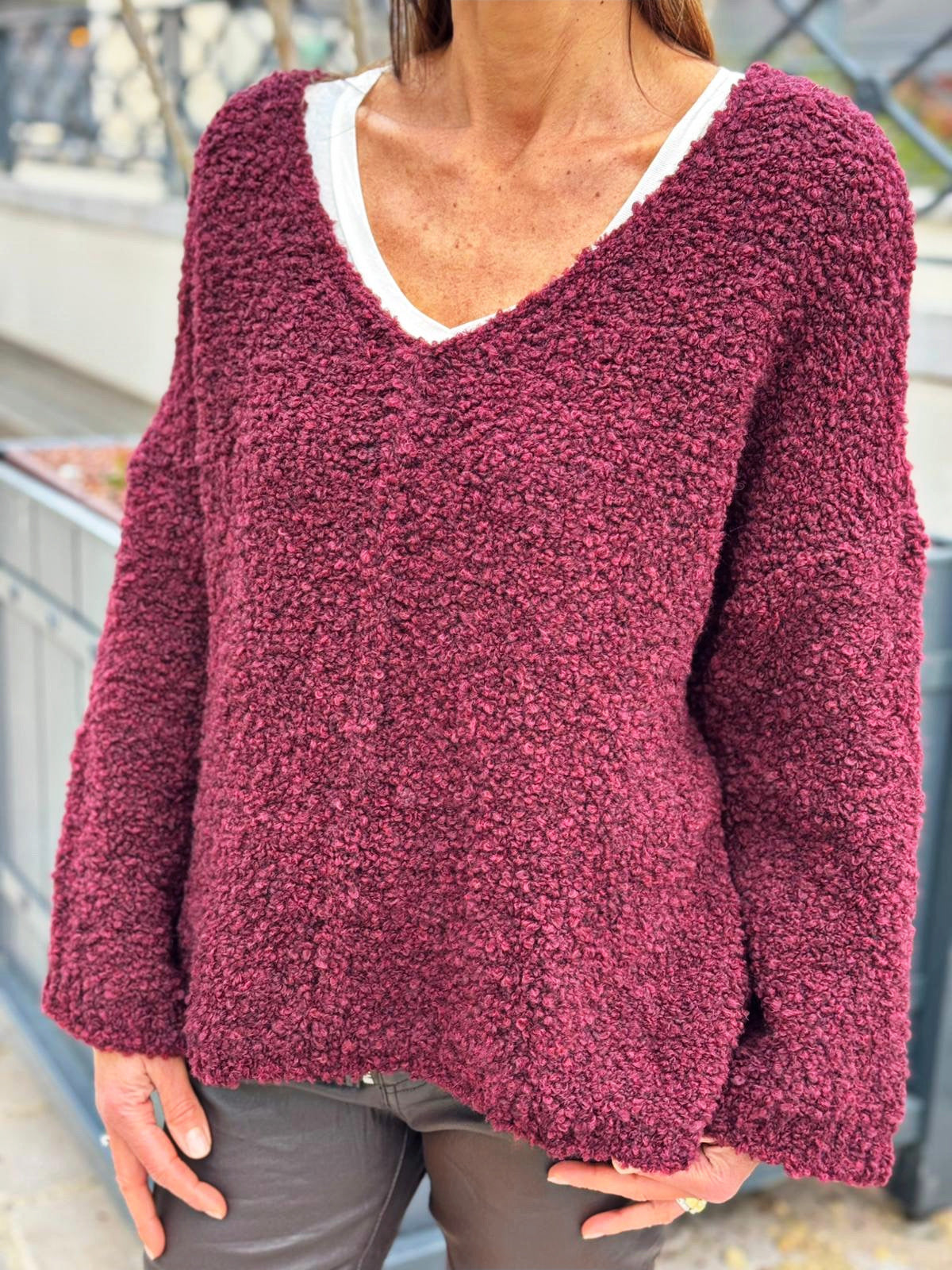 Pull ALVAR Bordeaux