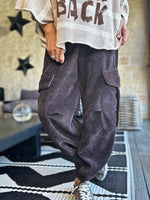 Charger l'image dans la galerie, Pantalon velours cotelé souple BEN Choco
