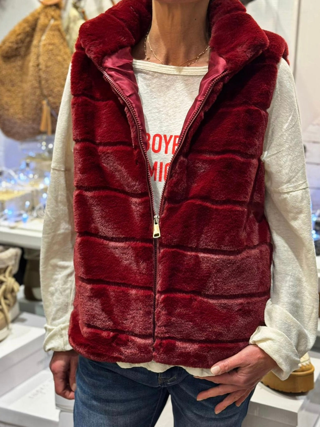 Gilet LIVO Rouge