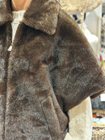 Charger l&#39;image dans la galerie, Veste/Poncho MAYA Choco
