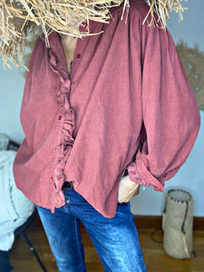 Chemise ESTEL Terracotta
