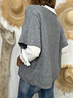 Charger l'image dans la galerie, Pull doux LALY Gris
