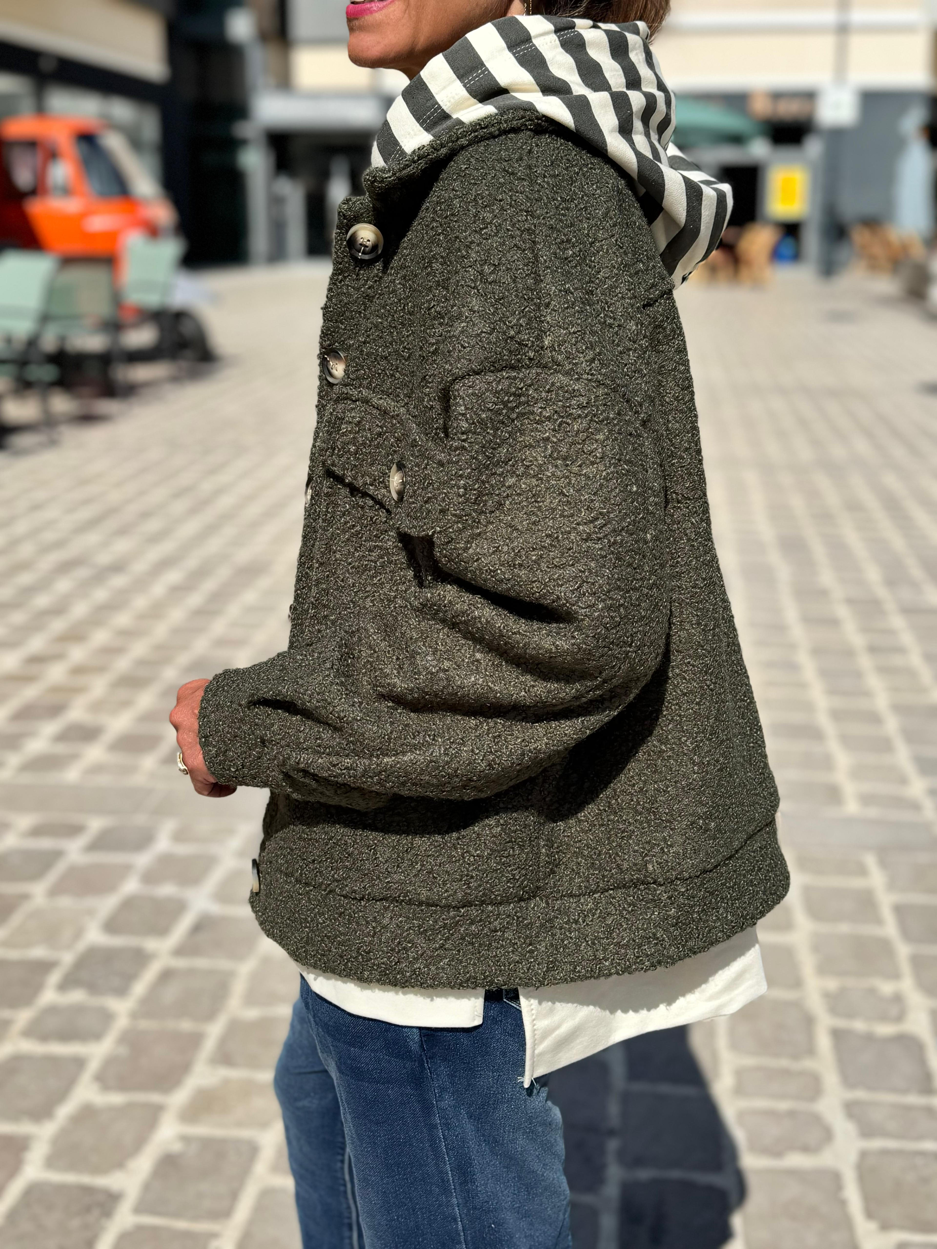Blouson bouclette GAB Kaki