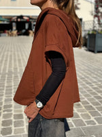 Charger l'image dans la galerie, Sweat sans manches VIKA Terracotta
