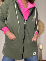 Charger l'image dans la galerie, Blouson léger BE HAPPY Kaki
