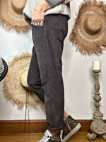 Charger l&#39;image dans la galerie, Pantalon velours GILDAS Choco
