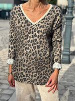 Charger l'image dans la galerie, Pull LEO Beige
