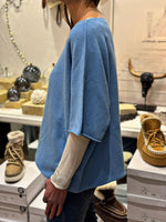 Charger l'image dans la galerie, Pull doux LALY Bleu
