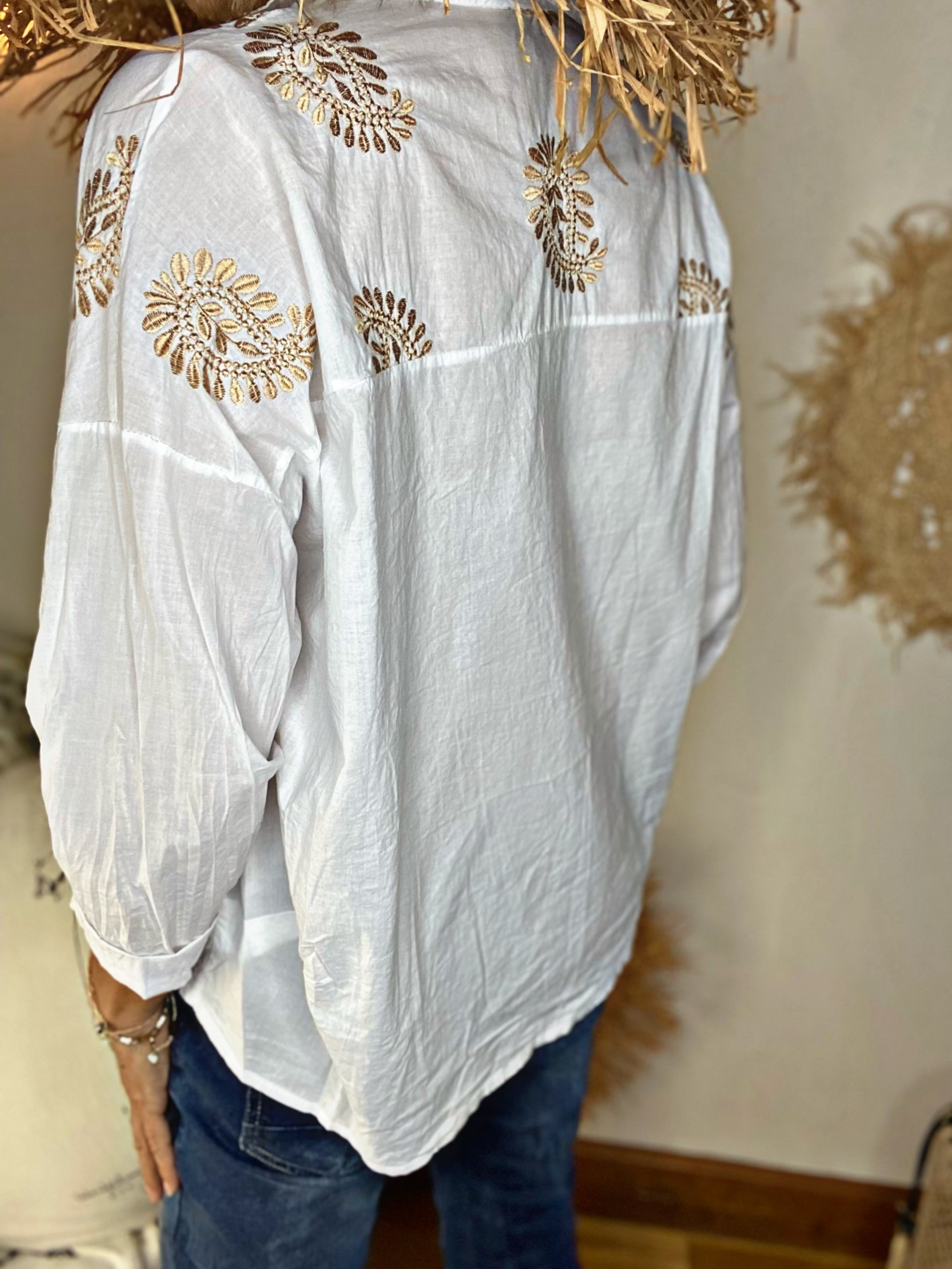 Chemise FLAURE Blanc
