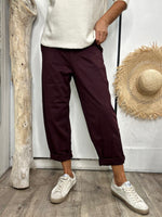Charger l&#39;image dans la galerie, Pantalon CHARLEY Bordeaux
