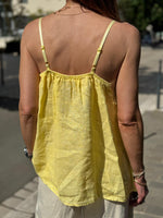 Charger l'image dans la galerie, Top lin AZELIA Jaune

