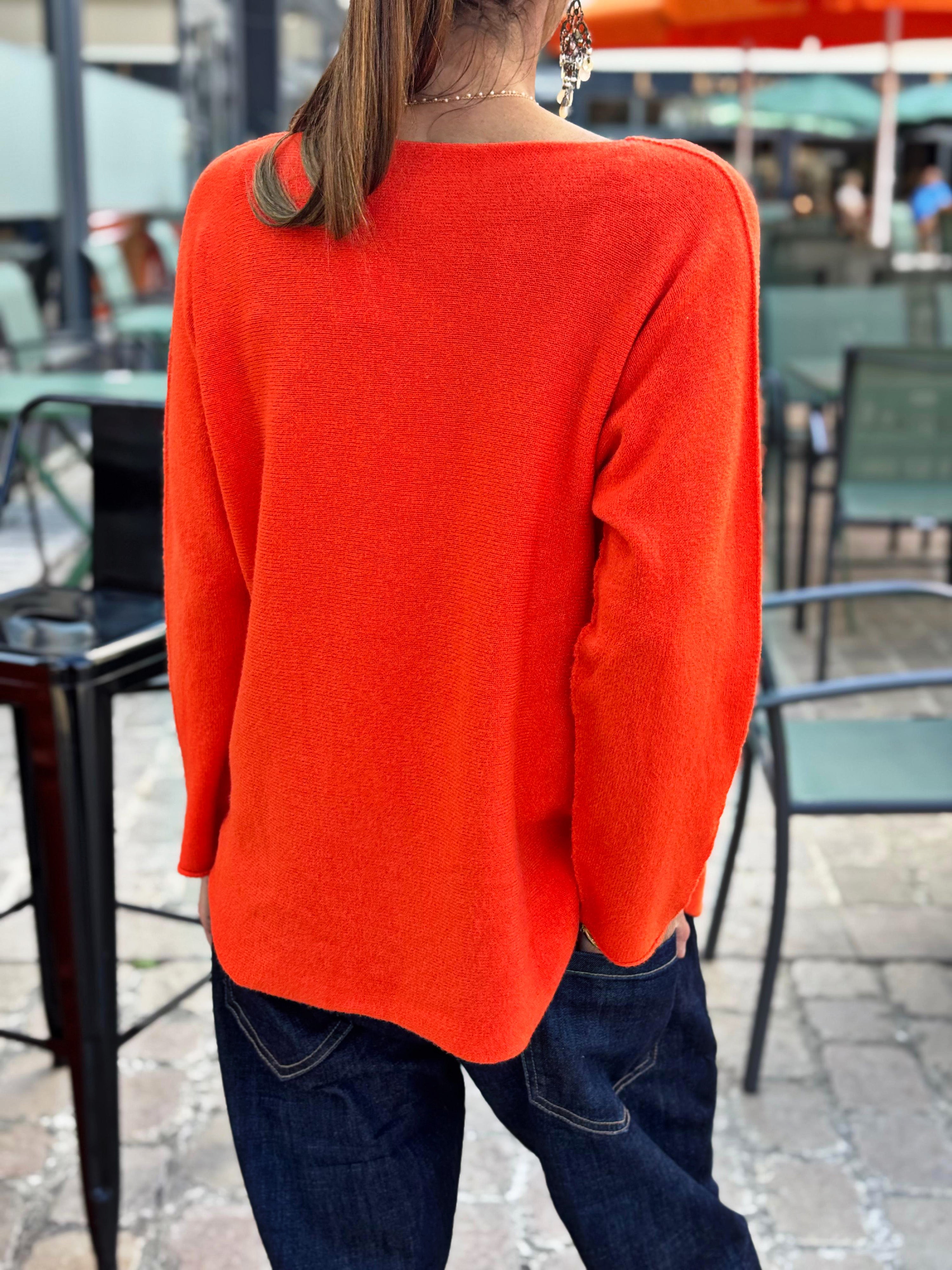 Pull doux TAO Orange