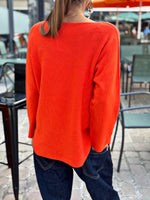 Charger l&#39;image dans la galerie, Pull doux TAO Orange
