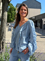 Charger l&#39;image dans la galerie, Chemise NINA Bleu
