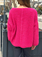 Charger l&#39;image dans la galerie, Pull ALVAR Fuchsia
