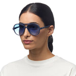 Charger l'image dans la galerie, Lunettes de soleil ALESSIO bleu  - OKKIA
