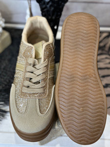 Baskets PAQUITA Doré