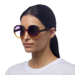 Charger l'image dans la galerie, Lunettes de soleil MONICA havana jaune - OKKIA
