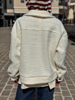 Charger l&#39;image dans la galerie, Blouson bouclette GAB Ecru
