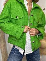 Charger l'image dans la galerie, Blouson bouclette GAB Vert
