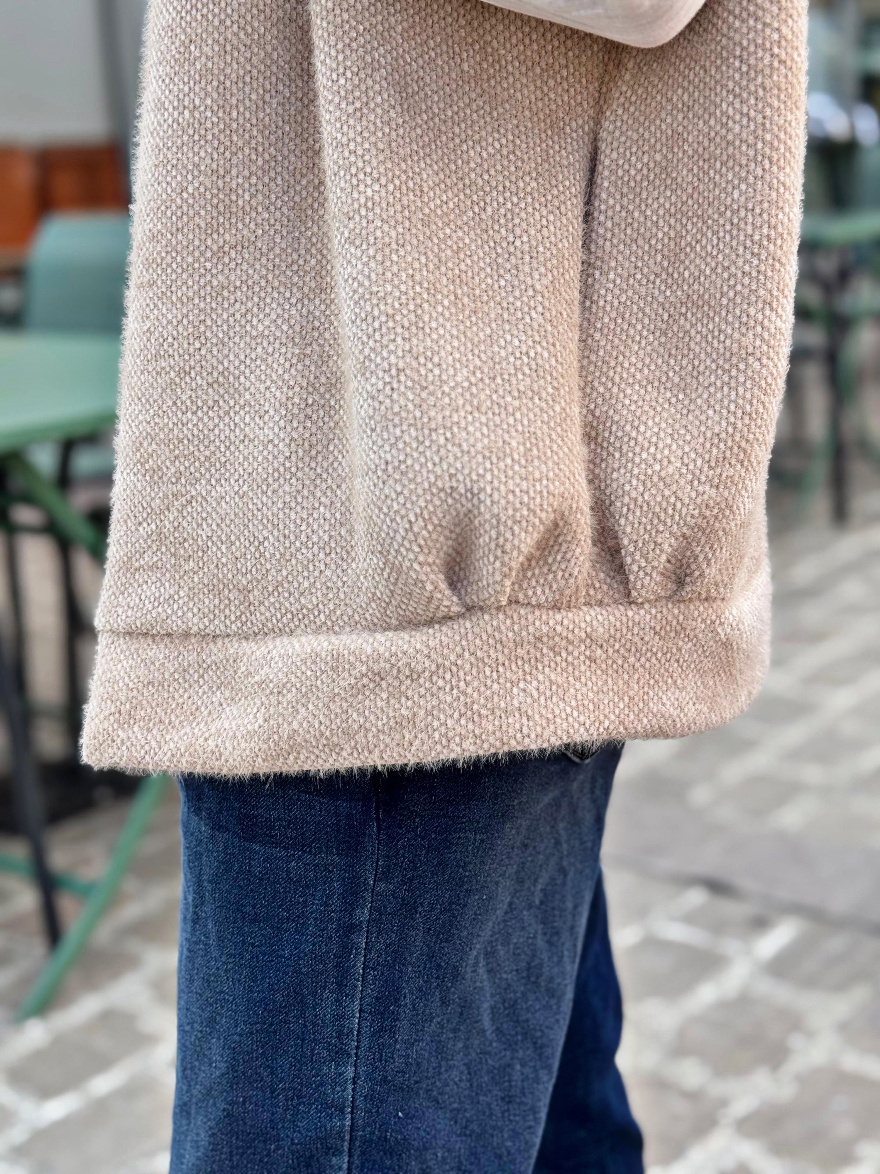 Veste sans manches LYNA Beige clair