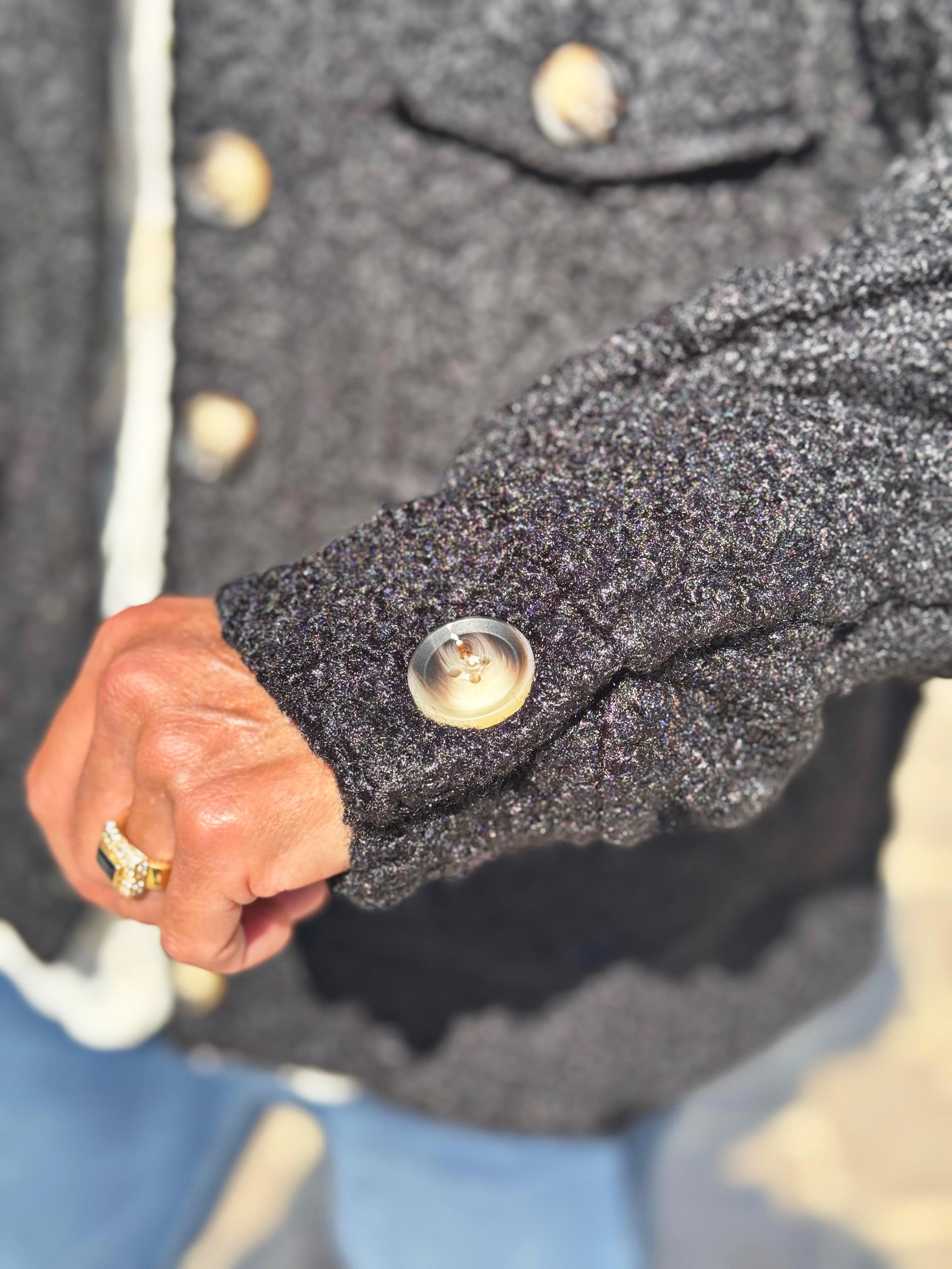 Blouson bouclette GAB Noir