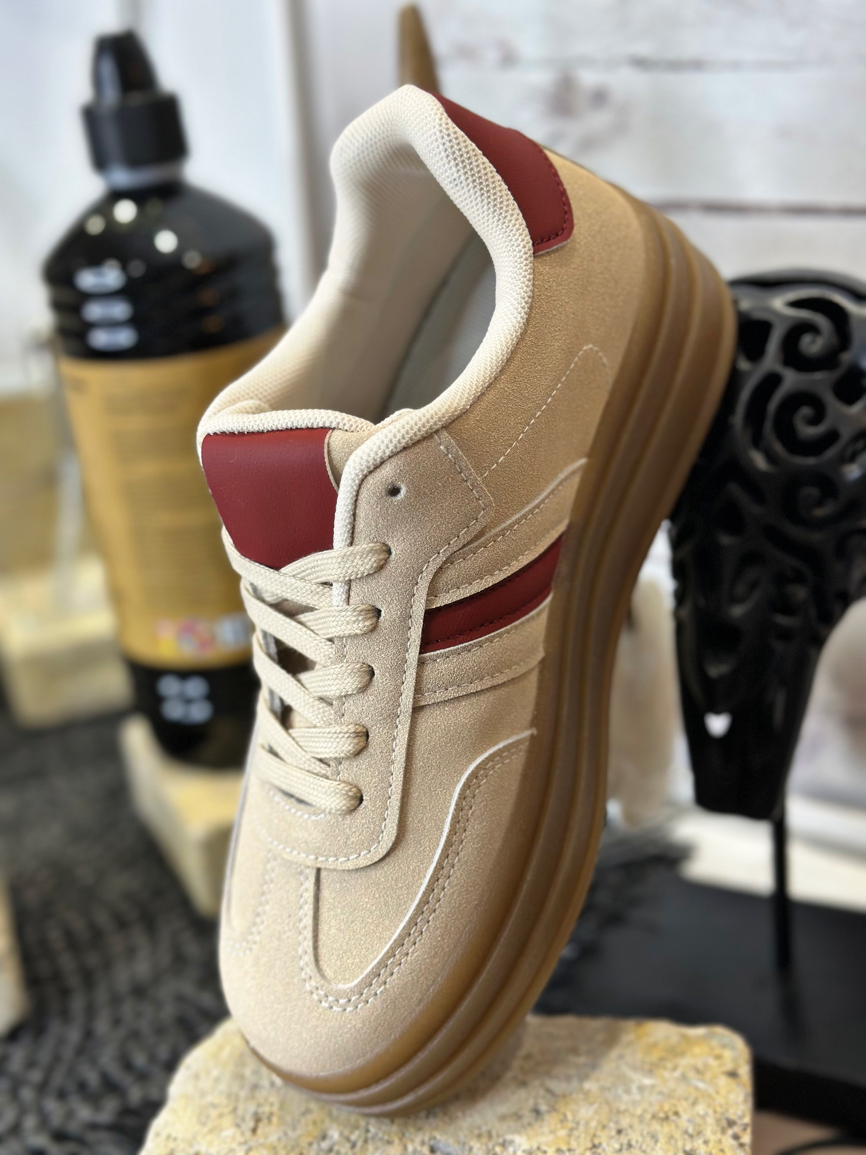 Baskets PAQUITA Beige