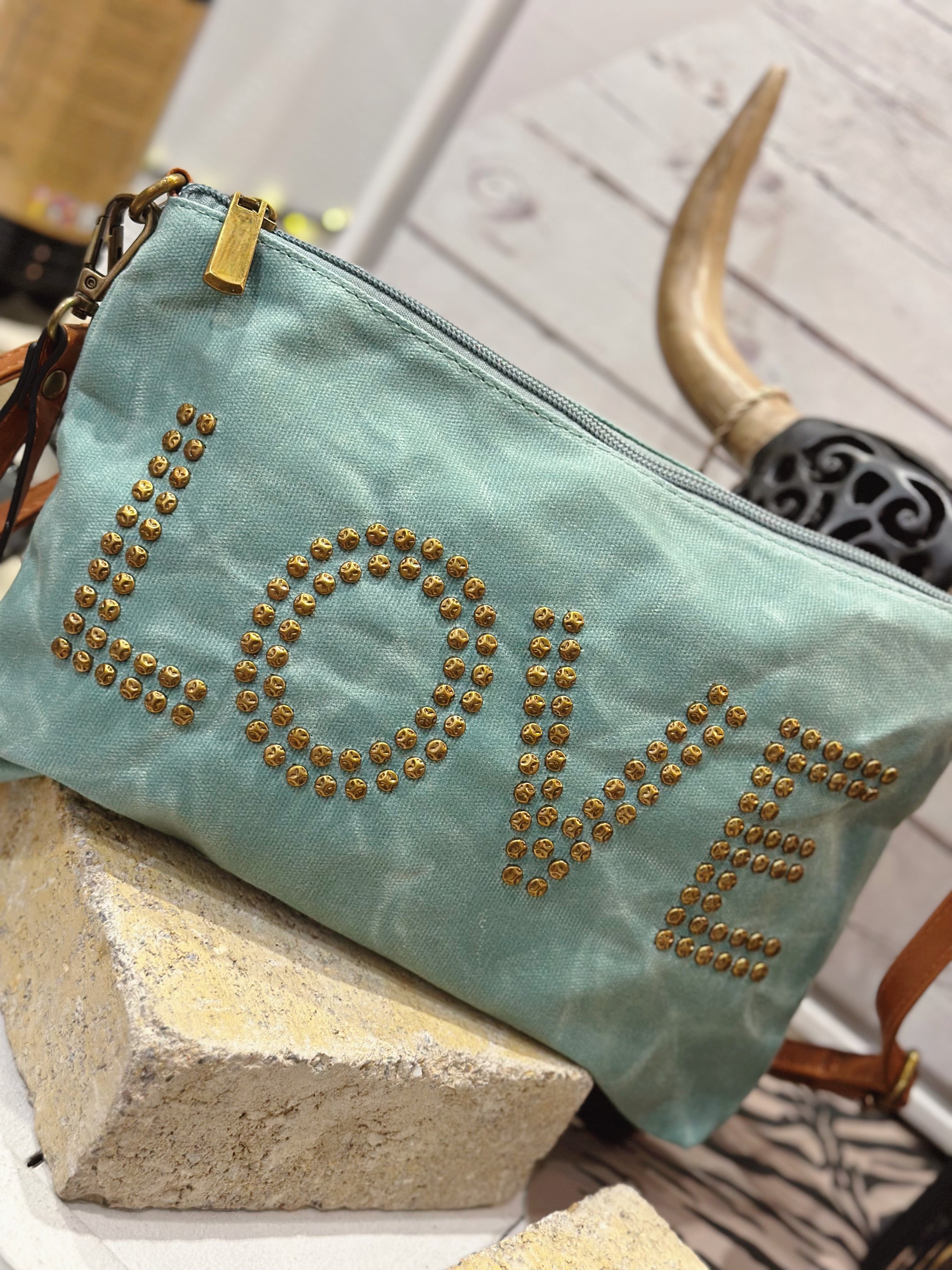 Sac/Pochette ISSA Turquoise