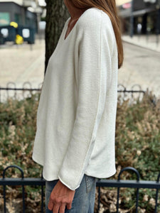 Pull doux TAO Ecru