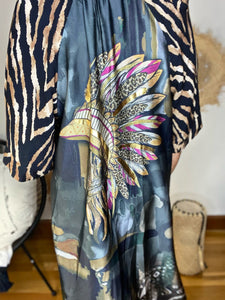Robe INDIO Noir/Camel