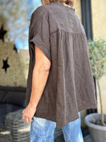 Charger l'image dans la galerie, Blouse lin Choco - 86
