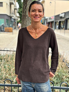 Pull doux TAO Chocolat