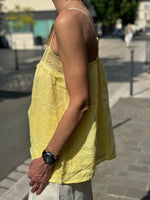 Charger l'image dans la galerie, Top lin AZELIA Jaune
