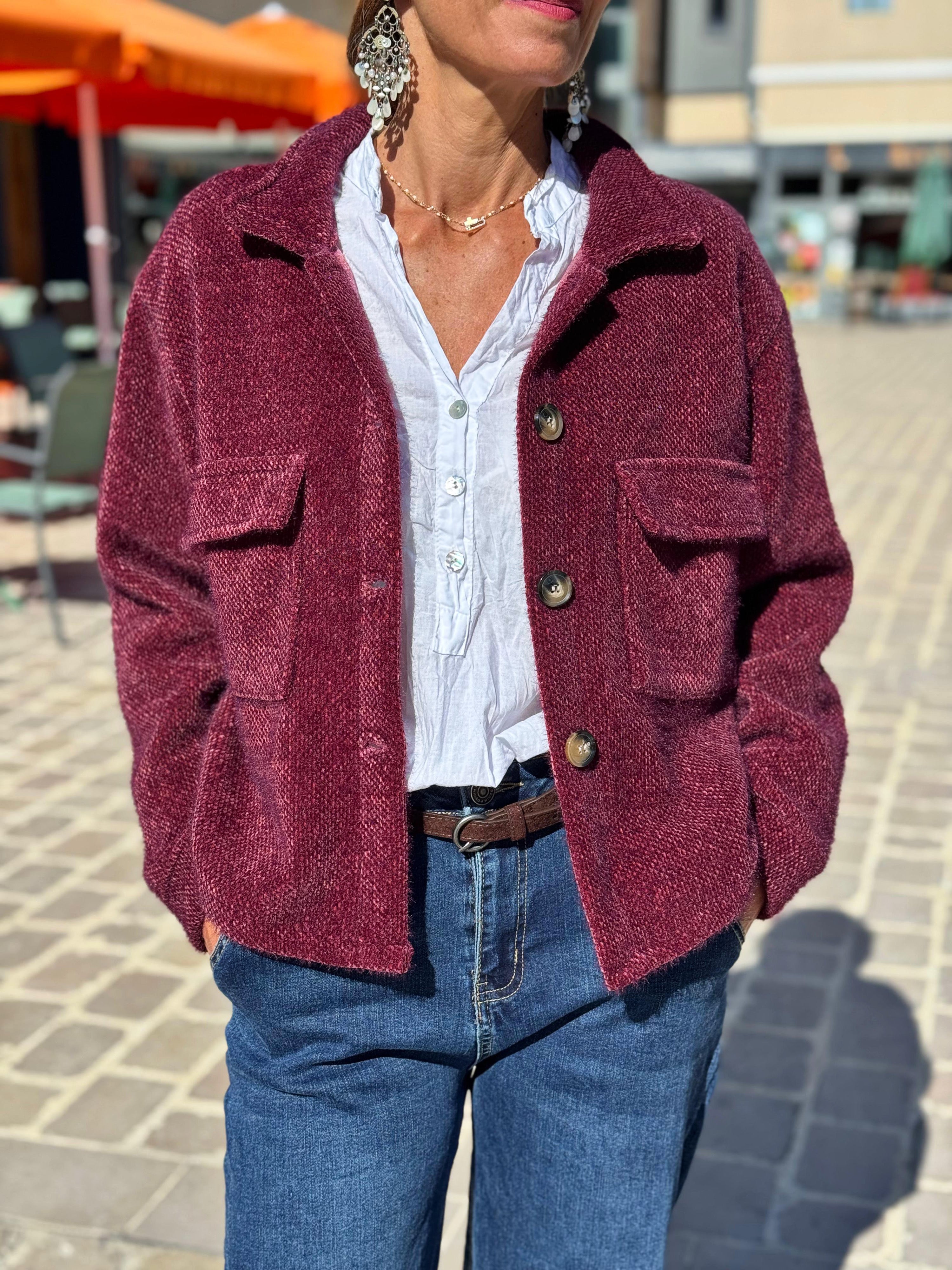 Veste MARGOT Bordeaux
