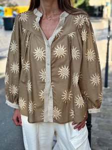 Chemise TALNA Camel