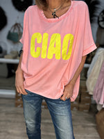 Charger l&#39;image dans la galerie, Tee shirt LEONIE Corail
