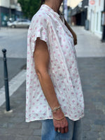 Charger l'image dans la galerie, Blouse Lait à pois rose - AUREA
