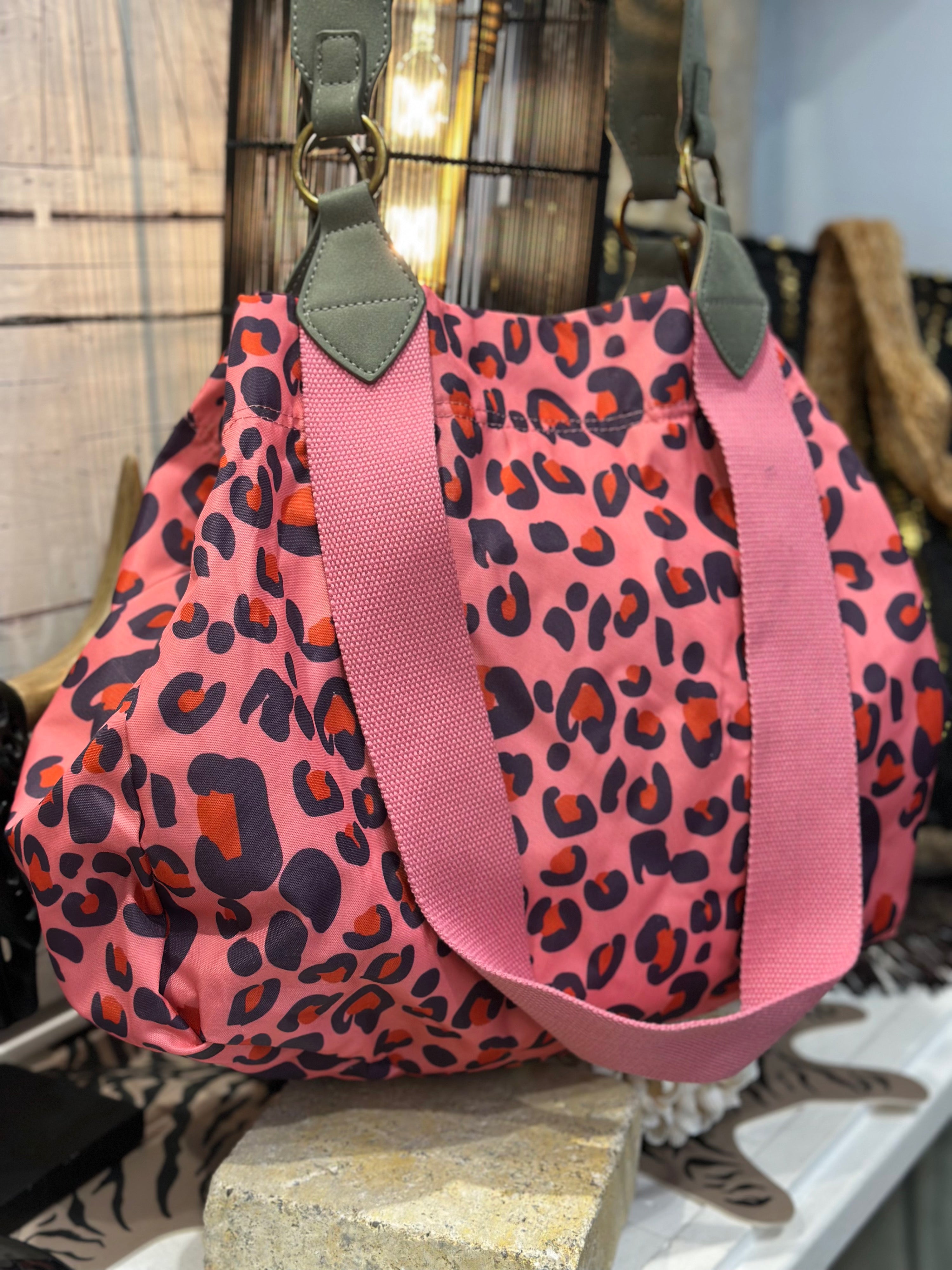 Sac VIBE SUMMER LEOPARD Fuchsia